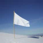 The white flag of surrender